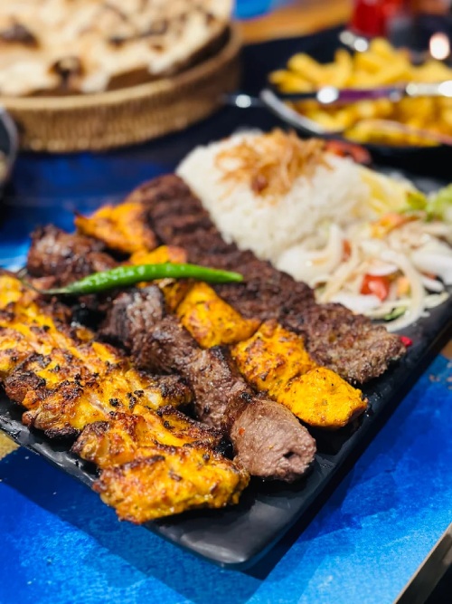 kebab Served at Original Shawarma in Paisley