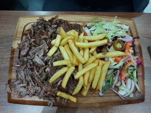 doner kebab Served at Original Shawarma in Paisley