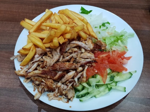 doner kebab Served at Original Shawarma in Paisley