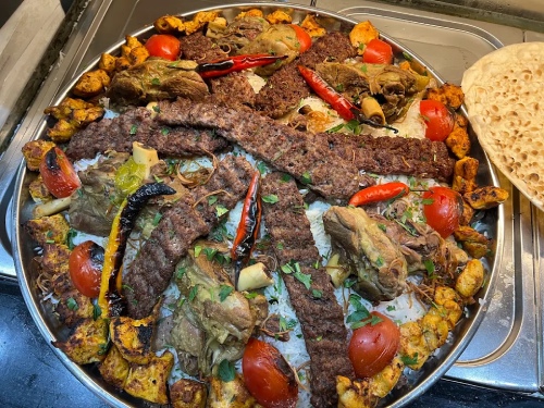 kebab Served at Original Shawarma in Paisley