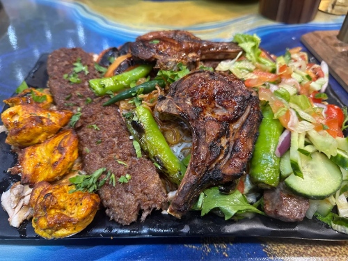 kebab Served at Original Shawarma in Paisley