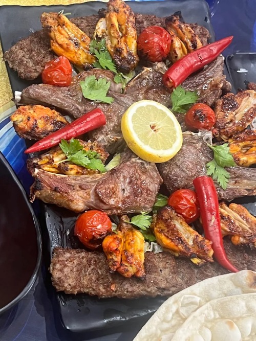 kebab Served at Original Shawarma in Paisley 