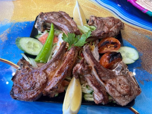 lamb chops Served at Original Shawarma in Paisley 