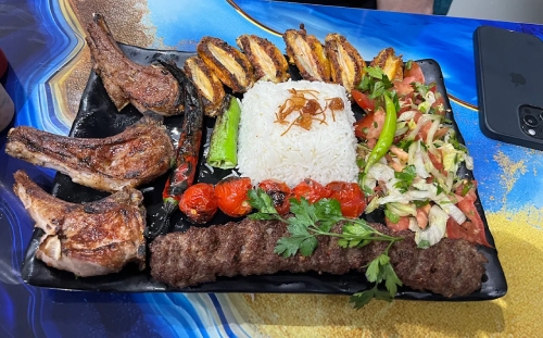 lamb chops Served at Original Shawarma in Paisley