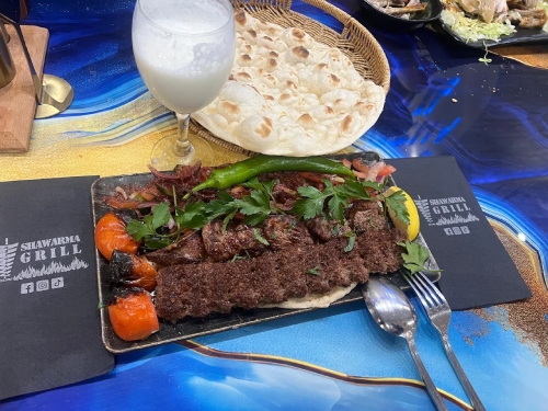 kebab Served at Original Shawarma in Paisley 